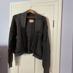 We The Free Charcoal Gray Women's Blazer